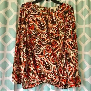 Michael Kors paisley blouse